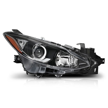 Solid Spare Halogen Projector Headlight Passenger Right RH Fit For 14-16 Mazda 3 Sport