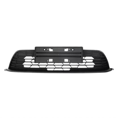 Solid Spare W/Molding Fog Lights Black Plastic Upper Lower Grill Set For Honda Civic 2022-23