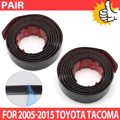 BLACK ROOF TOP TRIM MOLDING KIT Fit 2005-2015 TOYOTA TACOMA TRUCKS 2PC