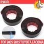 BLACK ROOF TOP TRIM MOLDING KIT Fit 2005-2015 TOYOTA TACOMA TRUCKS 2PC