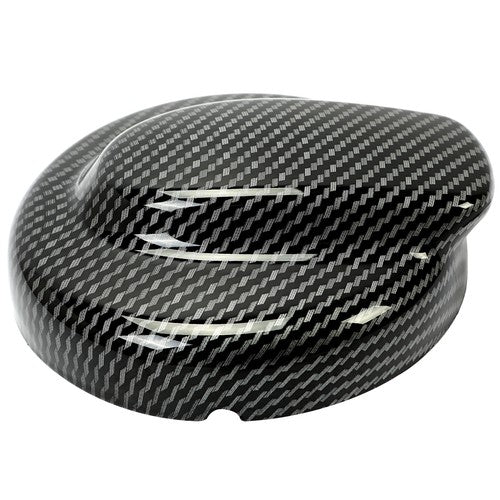 Solid Spare Carbon Fiber Style Gas Fuel Cap Cover Hat For MINI Cooper S R55 R56 R57 01-16
