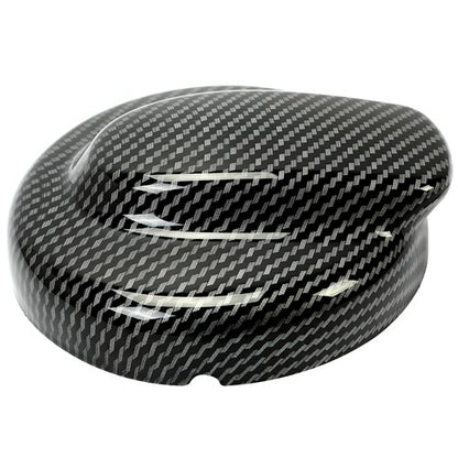 Solid Spare Carbon Fiber Style Gas Fuel Cap Cover Hat For MINI Cooper S R55 R56 R57 01-16