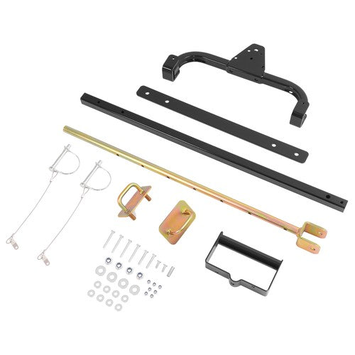 Solid Spare New Pow Trailer Hitch for Sleds Powder - Coated Steel for Snowmobiles/ATVs