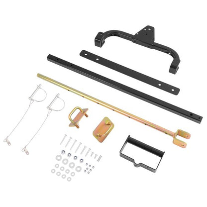 Solid Spare New Pow Trailer Hitch for Sleds Powder - Coated Steel for Snowmobiles/ATVs