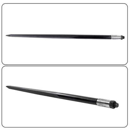 Solid Spare 49" 1PCS Square Hay Spike Bale Spear Wide Tine Spike Skid Conus For Tractor
