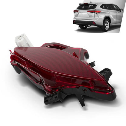 Solid Spare Rear Bumper Reflector Light Right Side Fit For 2020-2023 Toyota Highlander