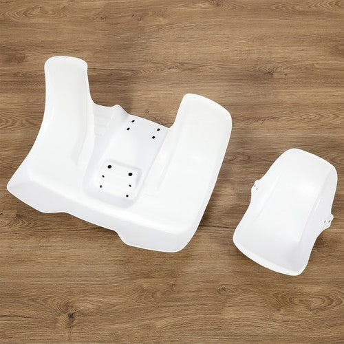 Solid Spare For Honda ATC70 ABS Painted White Front and Rear Fender Set 1978-1985
