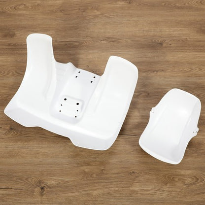 Solid Spare For Honda ATC70 ABS Painted White Front and Rear Fender Set 1978-1985