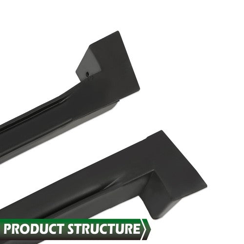 Solid Spare Fit For 1984-1996 Corvette C4 Coupe Roof Top Side Panel Weatherstrip Seal 2pcs