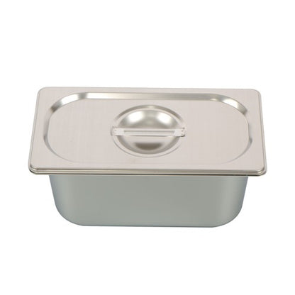Solid Spare 6 Inch Deep 8 Pack Restaurant Steam Table Pans 1/3 Size with Non-Stick Coating