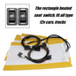 Car Switch 12V Universal For Trucks Carbon Fiber Heated Seat Heater Pad Kit