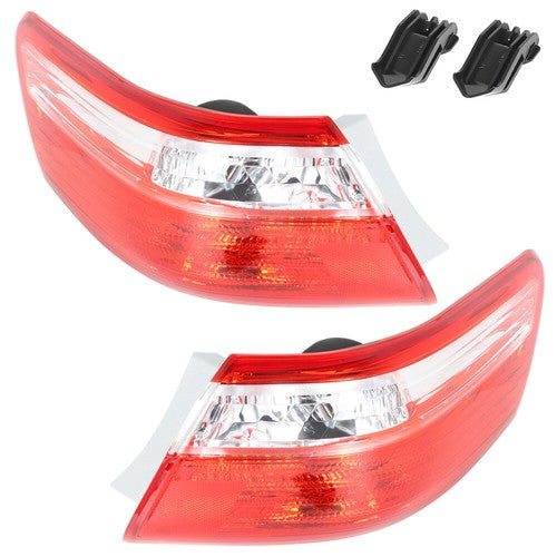 Solid Spare Red Rear Brake Tail Lights Assembly Left Right For Toyota Camry 2007 2008 2009