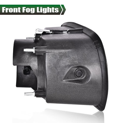Solid Spare Bumper Fog Lights Driving Lamps W/ Bulbs Fit For 2008-2017 Freightliner Cascadia