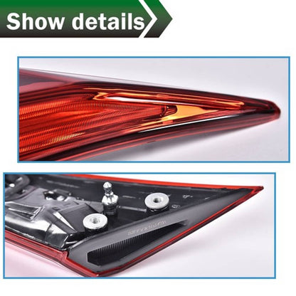 Solid Spare Fit For 2016-2020 Honda Civic Sedan Rear Left Side Inner Tail Light Brake Lamp
