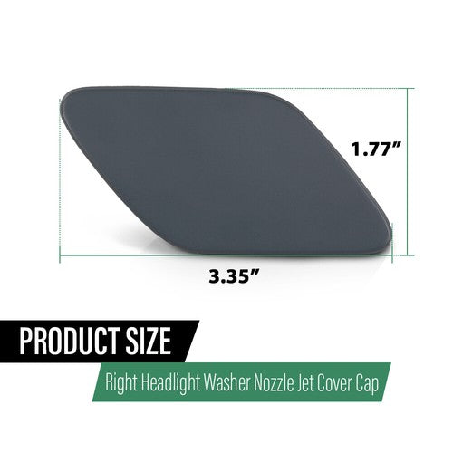 Solid Spare Fit For 2014-2019 Jaguar F-Type Headlight Washer Cover Right Side C2P22197LML