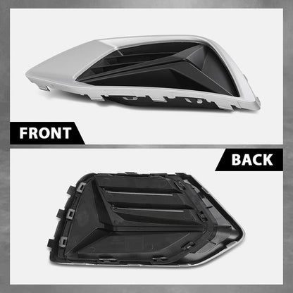 Solid Spare Front Bumper Insert Fog Light Cover Left+Right Fit For 2019-2023 Audi Q3