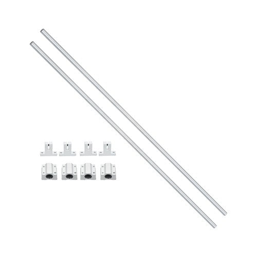 Solid Spare 2Pcs 8×600mm Linear Motion Rail Shaft Slide Guide w/ 4 SCS8UU Bearing & SK8 Rail