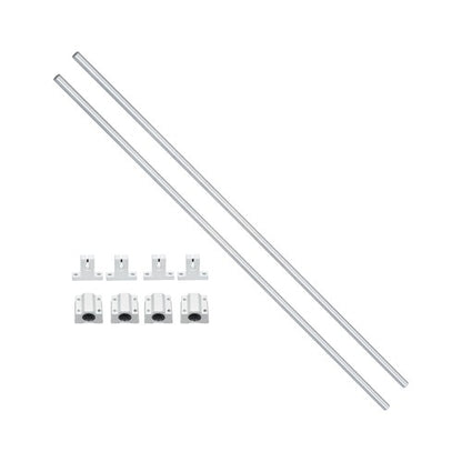 Solid Spare 2Pcs 8×600mm Linear Motion Rail Shaft Slide Guide w/ 4 SCS8UU Bearing & SK8 Rail