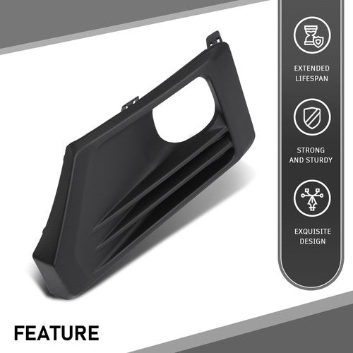 Solid Spare Front Bumper Fog Light Bezel Lamp Trim Left Side Fit For 2019-2024 Toyota RAV4