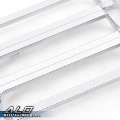 Solid Spare Fit For 16-18 Chevy Silverado 1500 Chrome Grille Overlay Snap On Insert