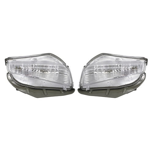 Pair Front Bumper turn Signal Fog Light Fit For Toyota Prius V 2012 2013 2014
