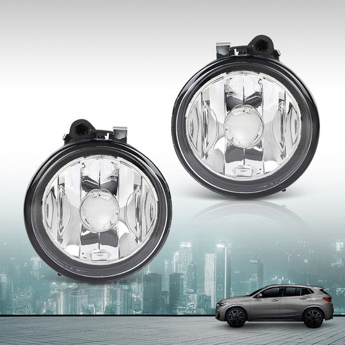 Solid Spare Pair Front Bumper Fog Lights Driving Lamps Fit For 2011-2021 BMW X1 X2 X3 X4