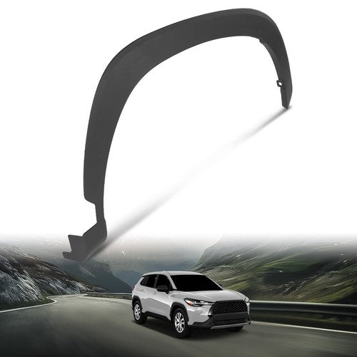 Solid Spare Fit For 2022-2023 Toyota Corolla Cross Front Right Fender Flare Wheel Arch Trim