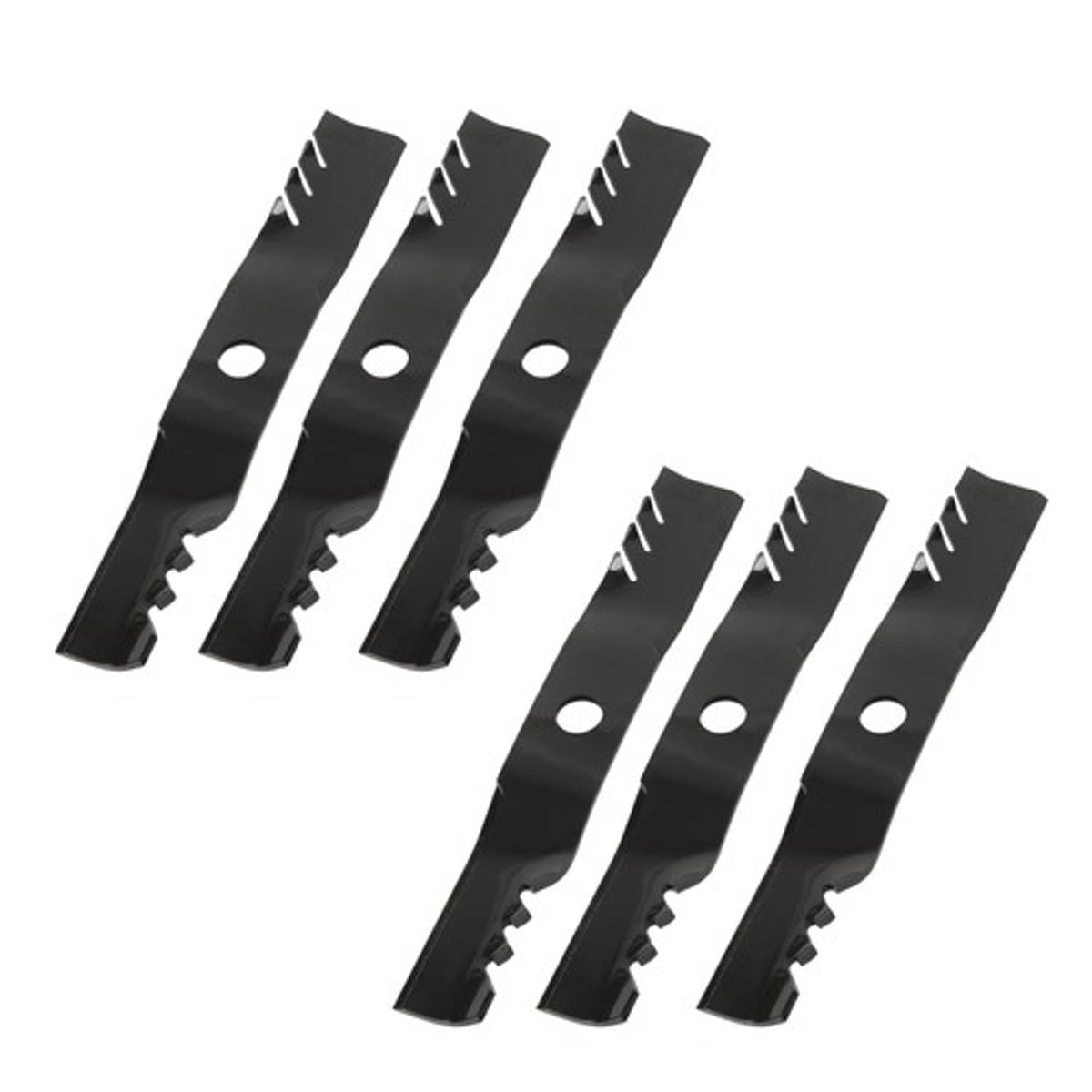 Solid Spare Fit For Kubota 60" K5955-34360 K5955-97530 396-816 6 Pcs Gator Lawn Mower Blades