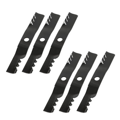 Solid Spare Fit For Kubota 60" K5955-34360 K5955-97530 396-816 6 Pcs Gator Lawn Mower Blades