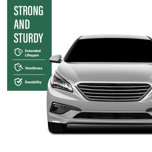 Solid Spare Grille Cover Upper Radiator Sight Shield Fit For 2015 2016 2017 Hyundai Sonata