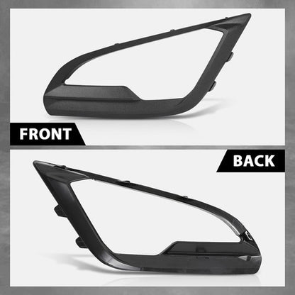 Solid Spare Fog Light Bezel Lamp Cover Trim Left Side Fit For 2018-2021 Ford EcoSport