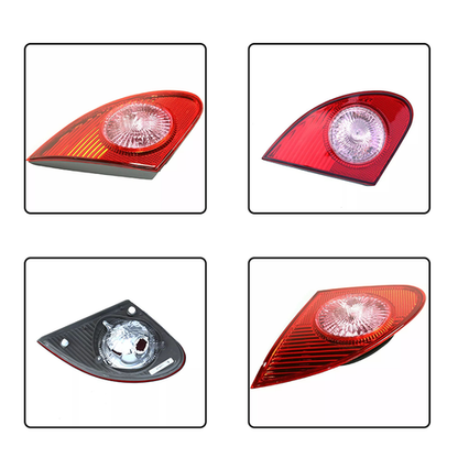For 2003-2008 Toyota Corolla Outer+Inner Tail Lights Right Passenger Clear Lens