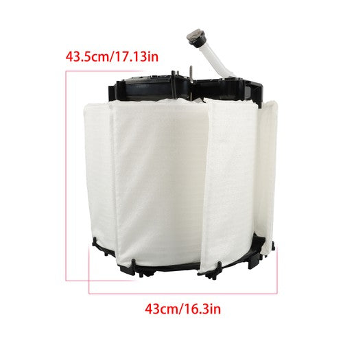 Solid Spare 59023800 Pool Filter Grille Assembly Replacement for 24 Square Feet Pool