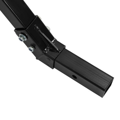 Solid Spare Black Steel Hitch Mounted Spare Tire Carrier For 2014-2025 Kawasaki Teryx4 800