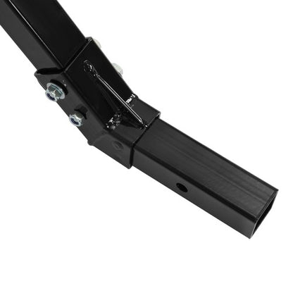 Solid Spare Black Steel Hitch Mounted Spare Tire Carrier For 2014-2025 Kawasaki Teryx4 800
