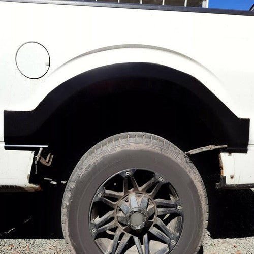 Solid Spare Pair of Black Rear Wheel Arch Steel Quarter Panels For 09-14 Ford F150 F-150