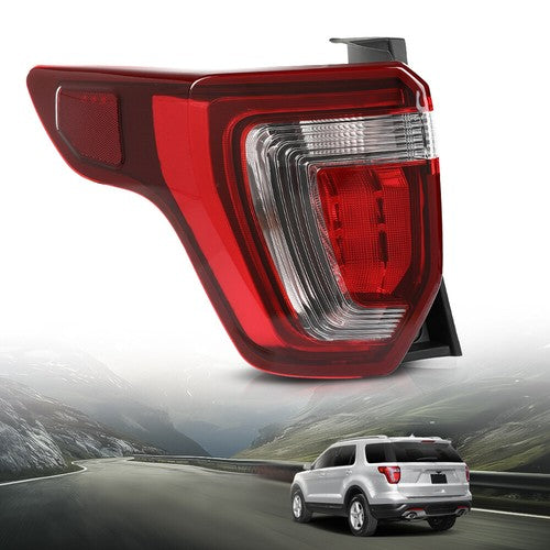 Solid Spare Tail Light Fit For 2016-2019 Ford Explorer Rear Brake Parking Lamp Left Side