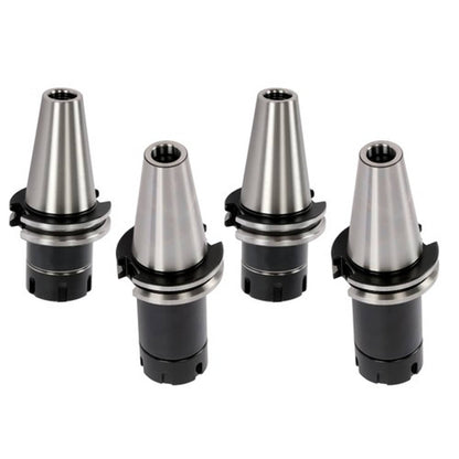 Solid Spare CAT40-ER25 Collet Chucks short & long 0.0001 Runout-TOTAL 4 Pack Tool Holder New