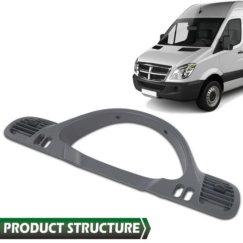 Solid Spare Fit For 2002-2006 Dodge Sprinter Left Side Dash Panel Bezel Trim With A/C Vents