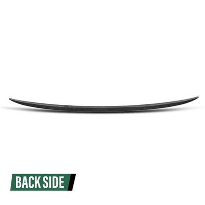 Solid Spare Rear Trunk Spoiler Wing Carbon Look Fit For 2007-2013 BMW 3 Series E92 M3 Style