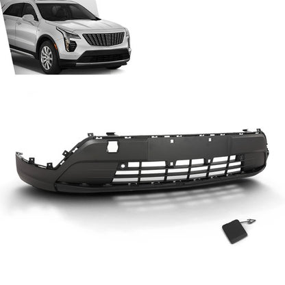 Solid Spare Fit For 2019-2023 Cadillac XT4 Front Lower Bumper Assembly with Sensor Holes