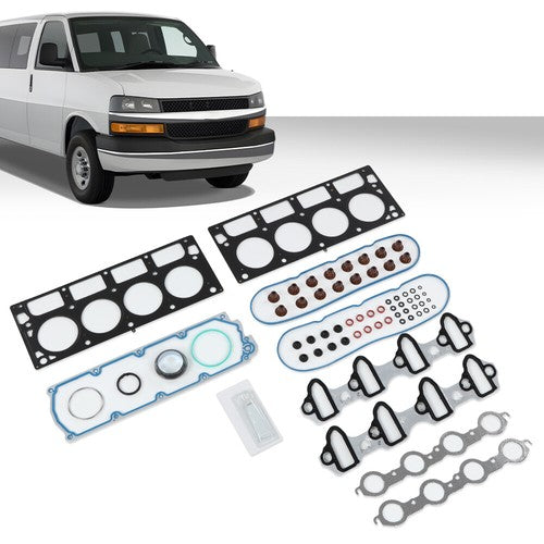 Solid Spare Fit For 08-2011 Chevy Express Hummer GMC Savana 4.8L 5.3L Head Gasket Bolts Set