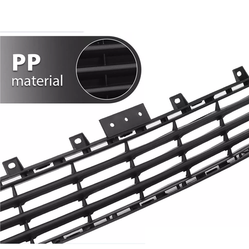 Fit 2014 2015 2016 2017 Infiniti Q50 Front Bumper Lower Grille Matte Black 14-17