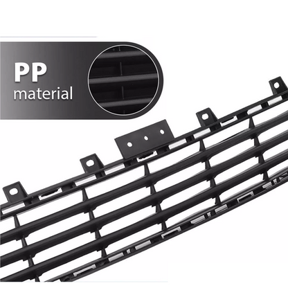 Fit 2014 2015 2016 2017 Infiniti Q50 Front Bumper Lower Grille Matte Black 14-17