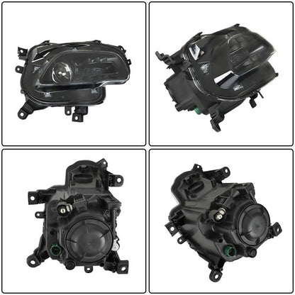 Solid Spare Fit For Jeep Cherokee 2014-2018 Headlight Projector Right/RH Halogen Replacement