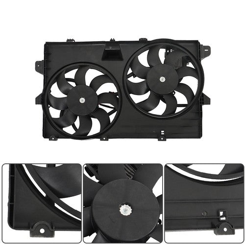 Solid Spare For Lincoln MKX 2007 2008 2009-2015 621-392 Radiator Cooling Fan Assembly 622040