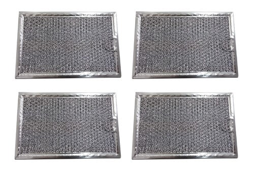 Solid Spare (4-PACK) Grease Filter for GE WB06X10802 5-7/8" X 7-7/8" X 3/32"