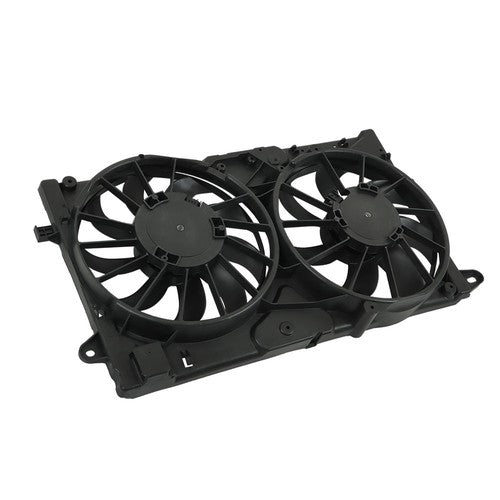 Solid Spare Fit For 2013-15 Chevy Malibu 2.0L 2.5L L4 Plastic Radiator Cooling Fan Assembly