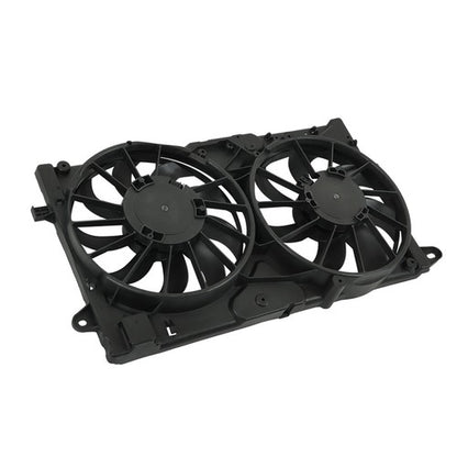 Solid Spare Fit For 2013-15 Chevy Malibu 2.0L 2.5L L4 Plastic Radiator Cooling Fan Assembly
