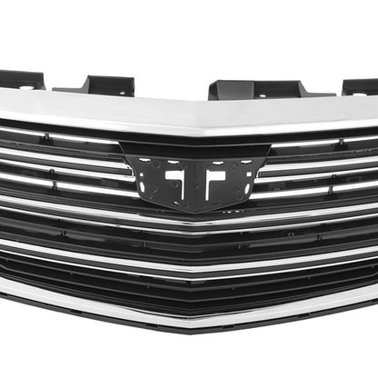 Front Upper+Lower Grille with Chrome Frame Kit For 2018 2019 2020 Cadillac XTS
